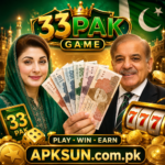 33PAK Game download and register, then earn real money for free and visit APKSUN.com.pk